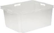 Produktbild OKT Aufbewahrungsbox "Multi-Box XXL", 44 Liter, natur Farbe: natur-transparent, leer platzsparend nes... (44 l)