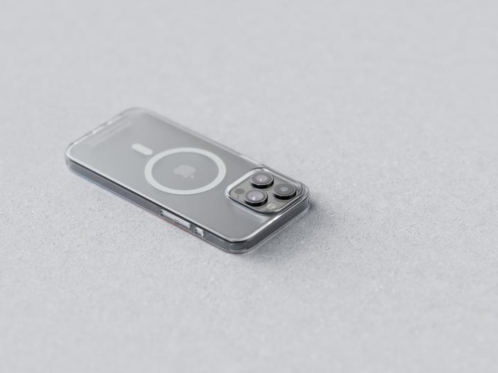 Actual product image Njord Slim Case 100% GRS MagSafe iPhone 15 Pro, Translucent (Apple iPhone 15 Pro)