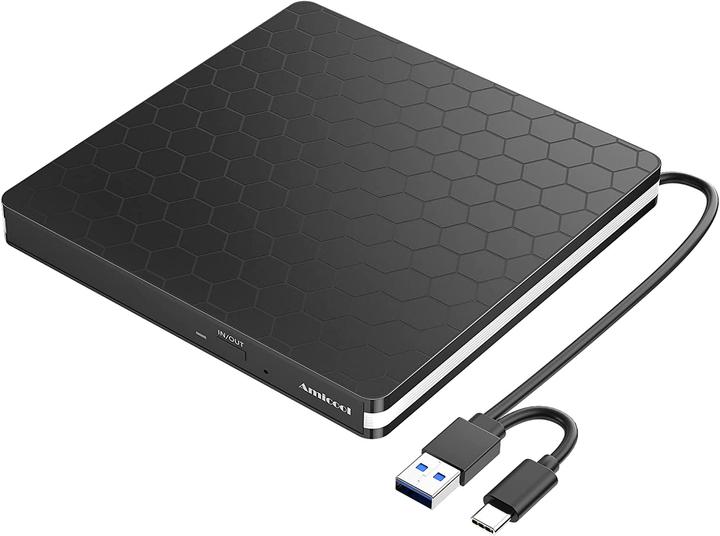 Actual product image Amicool External CD DVD drive (DVD drive)
