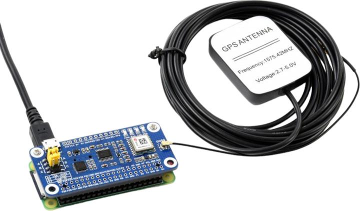 Immagine prodotto WaveShare GPS uBlox MAX-M8Q GNSS HAT per Raspberry Pi