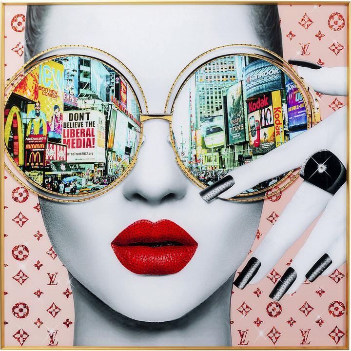 Immagine prodotto Kare Design Quadro incorniciato Times Square View 120x120cm (120 x 120 cm)