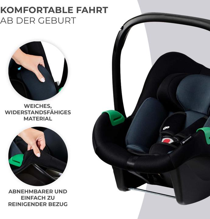 Immagine prodotto KinderKraft Visone Pro + Base Visone FX (Reboarder, ECE R129/i-Size Standard)