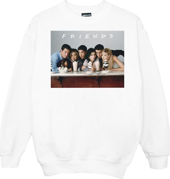Actual product image Friends Girls Group Photo Milkshakes Sweatshirt (140, 146)