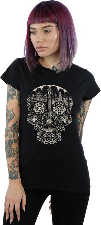 Immagine prodotto Disney Coco Skull Mono Pattern Maglietta Donna (S)