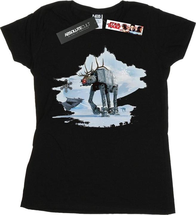 Immagine prodotto Star Wars Christmas AT-AT Reindeer Maglietta Donna (XL)