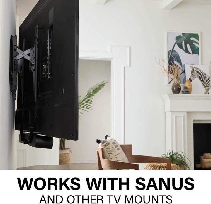 Image du produit Sanus Support de barre de son Sonos Ray (1 pièce, Installation murale, Rotatif)