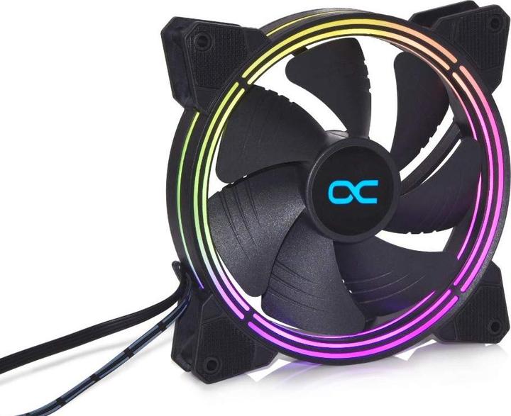 Actual product image Alphacool 24804 Ice Cyclone Aurora LUX Fan PRO Digital RGB (140x140x25mm) (140 mm, 1 x)