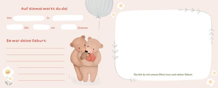 Actual product image Souvenir album for siblings: I'm going to be a big brother!