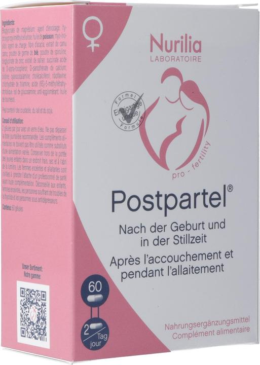 Nurilia Postpartel Kaps (60 Stück, Kapseln, 66 g)