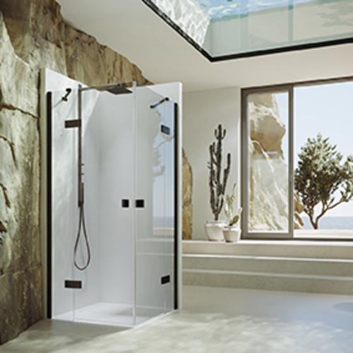 Immagine prodotto Hüppe SolvaPro porta a bilico con segmento fisso, fissaggio a destra, larghezza: 80 cm, altezza: 20 (211 cm, 96 cm, 11 cm)