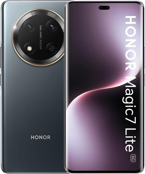 Actual product image Honor Magic7 Lite (512 GB, Black, 6.78", SIM + eSIM, 108 Mpx, 5G)
