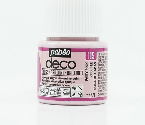 Image du produit Pebeo Deco Couleur acrylique brillante (Feerosa, 45 ml)
