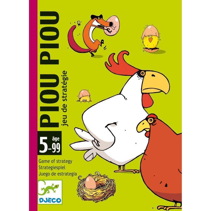 Image du produit Djeco Jeu de cartes Piou Piou (Allemand, Anglais)