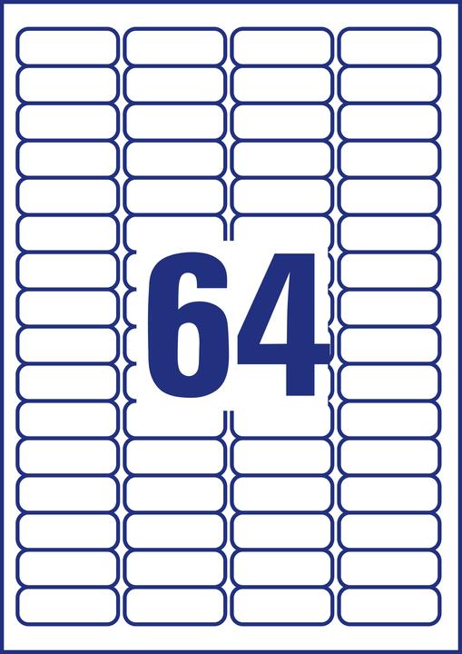 Actual product image Avery Visible tab labels