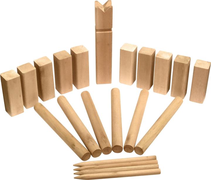 Green>it Play>it® klassisk kongespil "KUBB"
