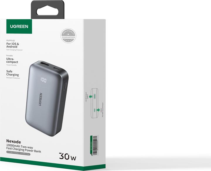 Actual product image Ugreen Mini Powerbank (10000 mAh, 30 W, 36 Wh)