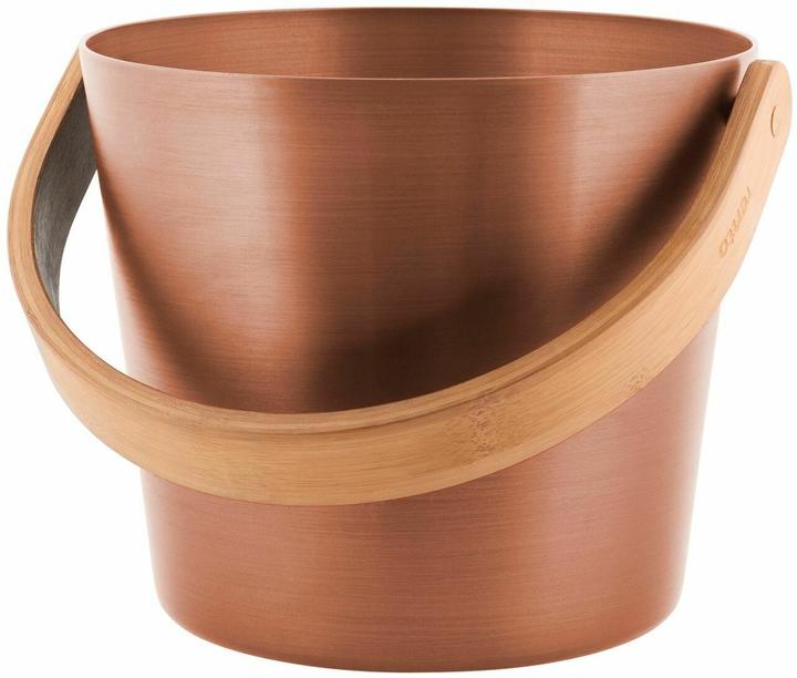 Actual product image Rento Simple sauna bucket, 5l, aluminium, copper-coloured