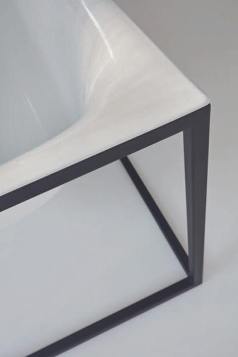 Actual product image Bette Lux Shape rectangular bathtub freestanding 190x90x45cm, 2 sloping backs, 3453- (234 l, 90 cm, 190 cm)