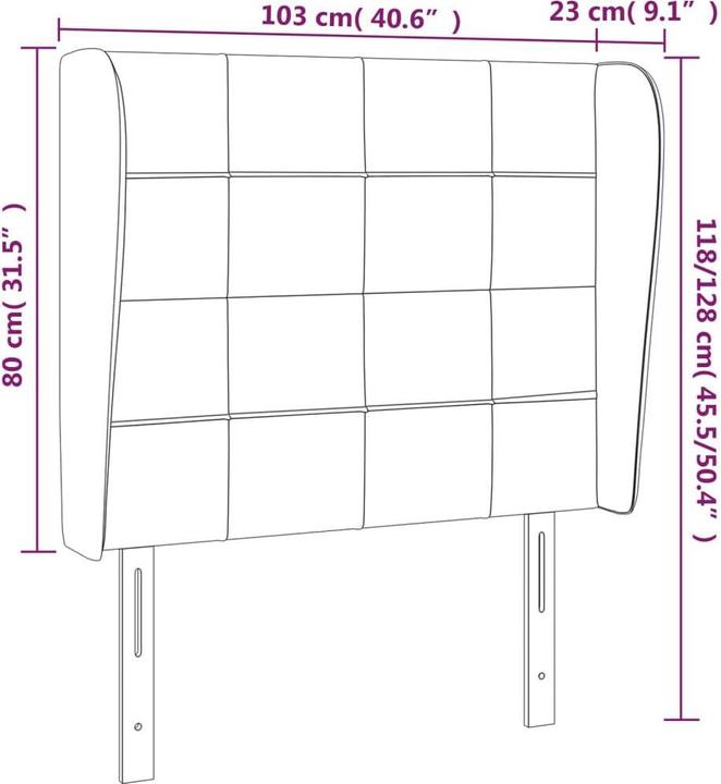 Produktbild VidaXL Sherwynd (103 x 23 x 128 cm)