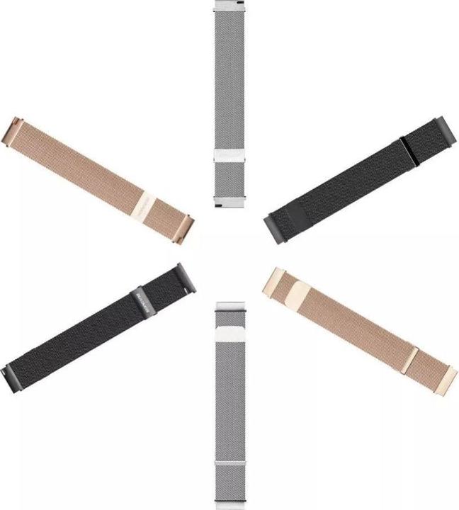 Image du produit Dux Ducis Série milanaise (41 mm, 42 mm, 20 mm, Acier inoxydable, Galaxy Watch, Galaxy Watch Active, Galaxy Watch Active 2, Gear S2, Galaxy Watch 3, Gear Sport)