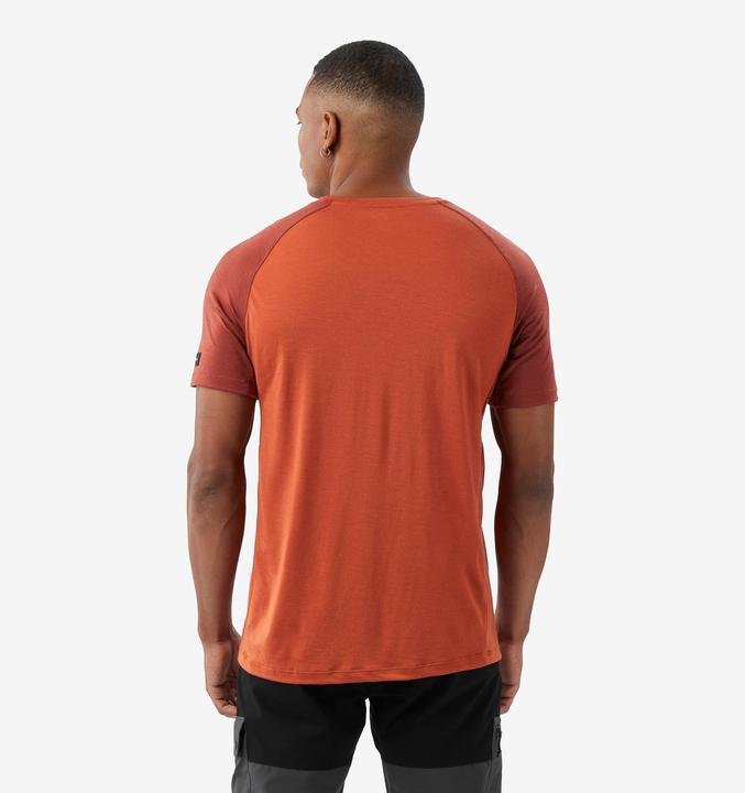 Actual product image Simond T-Shirt Herren Merinowolle - Merino Resist braun (S)