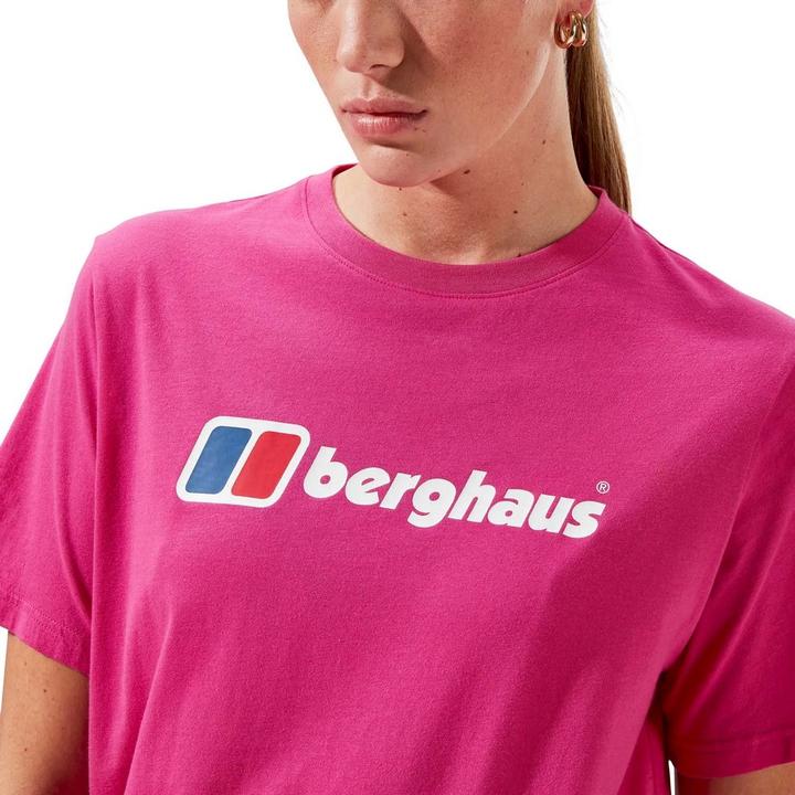 Actual product image Berghaus Womens/Ladies Classic Logo Boyfriend T-Shirt (40 D)