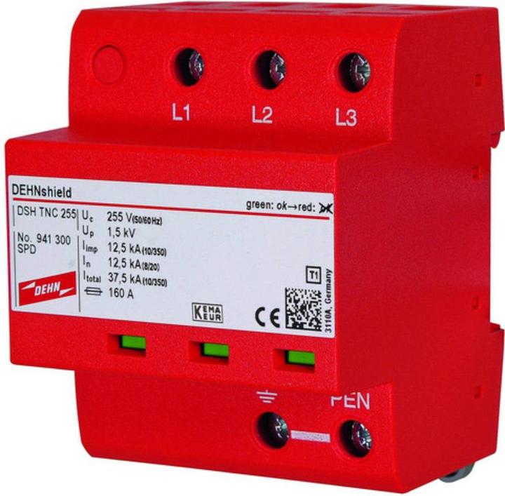 Produktbild Dehn SOEHNE anwendungsoptimierter Kombiableiter DSH TNC 255 shield