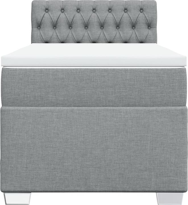 Produktbild VidaXL Bo x springbett mit Matratze 120 x 190 cm Stoff (120 x 190 cm)