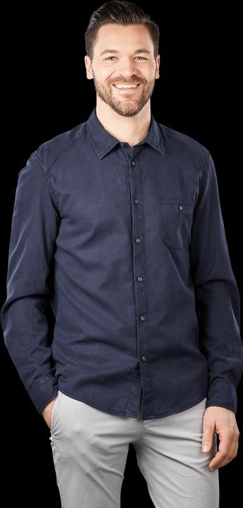 Image du produit Drykorn Long Sleeve Laremto Shirt Classic Fit Dark Blue (L)