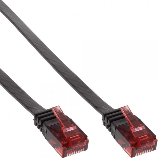 Produktbild InLine 3m Patchkabel flach, U/UTP, Cat.6 (U/UTP, CAT6, 3 m)