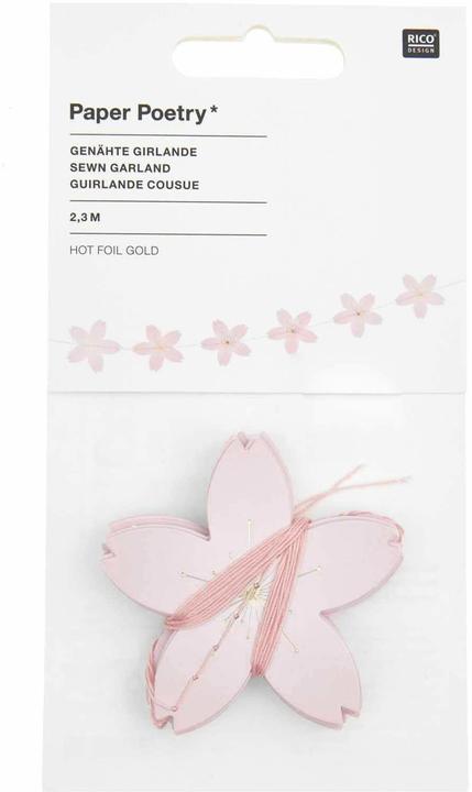 Produktbild Rico Design Genähte Girlande Kirschblüten.300880