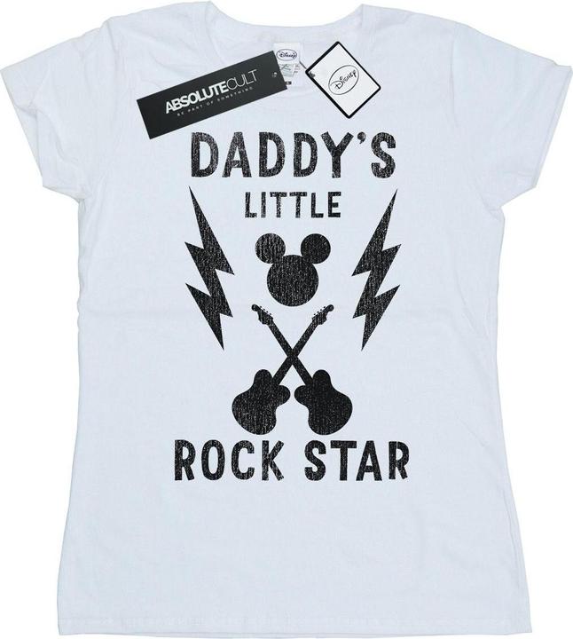 Immagine prodotto Disney Mickey Mouse Daddy's Rock Star Maglietta Donna (S)