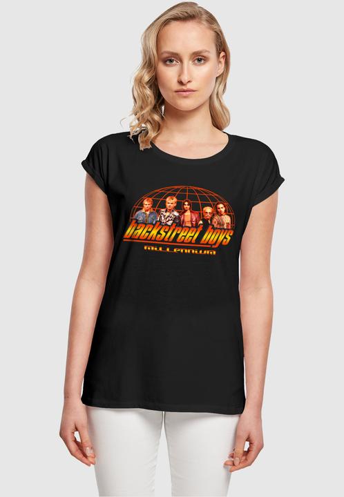 Produktbild Merchcode Ladies Backstreet Boys - Millenium Globe Extended Shoulder Tee - 112147 (XXL)