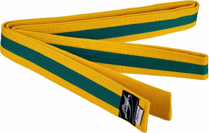 Image du produit Ju-Sports Ceinture de Budo jaune/verte/jaune