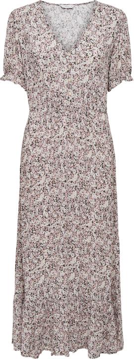 Only Normal geschnitten Rundhals Elastische Bündchen Langes Kleid Kleid (S)