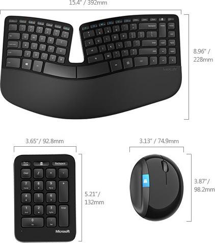 Image du produit Microsoft Sculpt Ergonomic (CH, Sans fil)