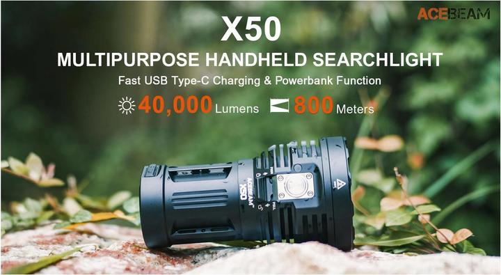 Produktbild AceBeam X50 (13.50 cm, 40000 lm)