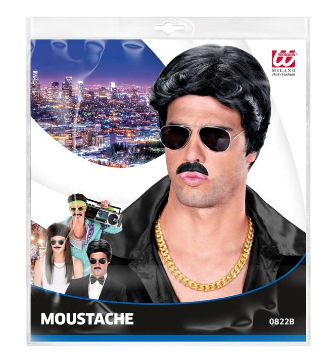 Image du produit Widmann Moustache noire de différentes formes autocollante 1 pièce