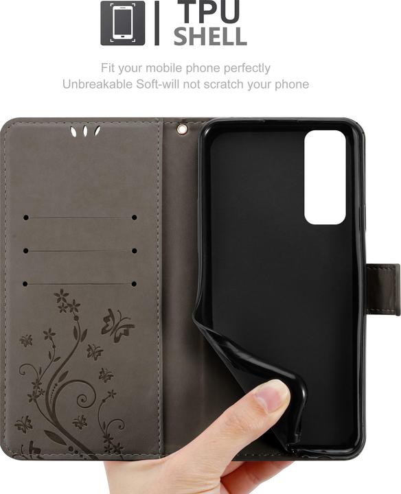 Actual product image Cadorabo Flower Book cover (Huawei P Smart (2021))