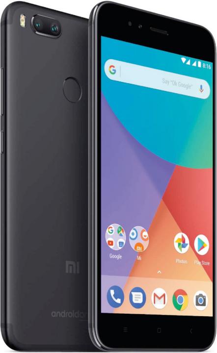 Xiaomi Mi A1 (32 GB, Black, 5.50", Hybrid Dual SIM, 12 Mpx, 4G)