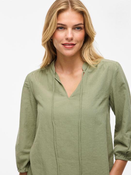 Actual product image Vila VIPETRA Split Neck Oberteil mit 3/4-Ärmeln (44)