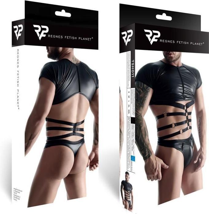 Image du produit Regnes Fetish Planet T-Shirt Wetlook & Mesh (M)