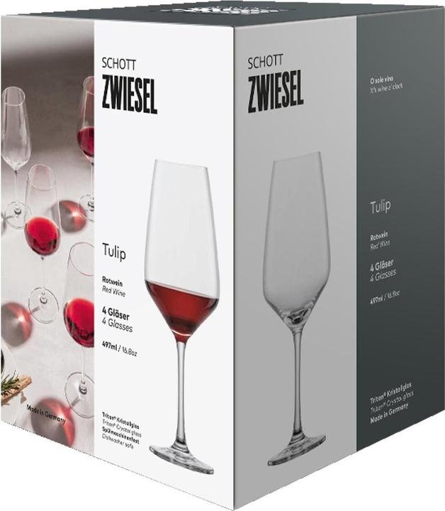 Actual product image Schott Zwiesel Red wine glass Tulip 1 4 pieces (49.70 cl, 4 Glasses, Red wine glasses)
