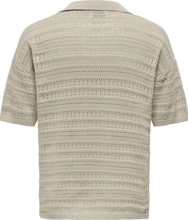 Actual product image Only & Sons Onsgrayson Ds 5 Chochet Polo Knit (XXL)