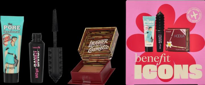 Produktbild BeneFit Cosmetics Benefit Icons 3-teiliges Miniatur-Set 0,25 Oz Primer + 0,14 Oz Badgal (Make up set)