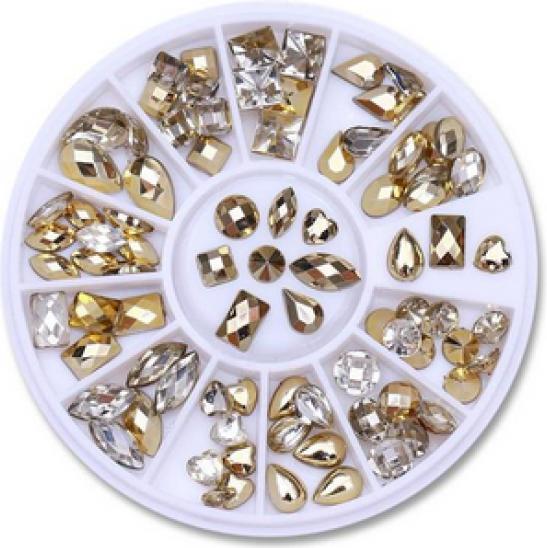 Actual product image Nagellack24 Rhinestones Mix