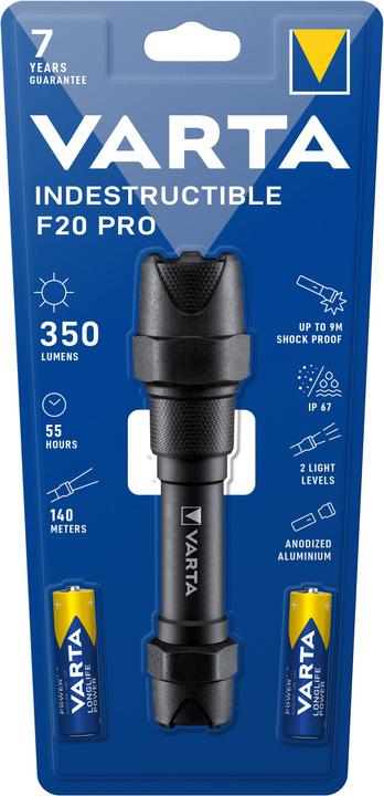 Actual product image Varta Indestructible F20 Pro (16.70 cm, 350 lm)