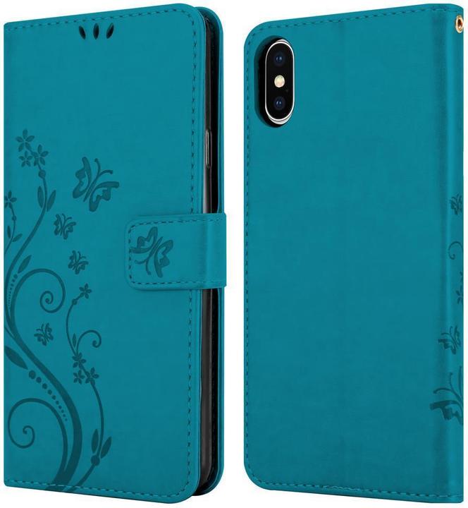 Image du produit Cadorabo Couverture du livre de fleurs (Apple iPhone XS Max)
