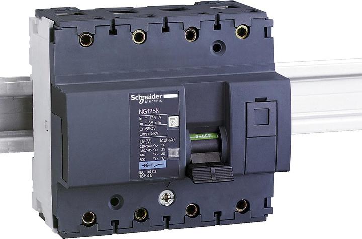 Actual product image Schneider Electric Circuit breaker NG125N, 3P+N, 100A, C- 18647