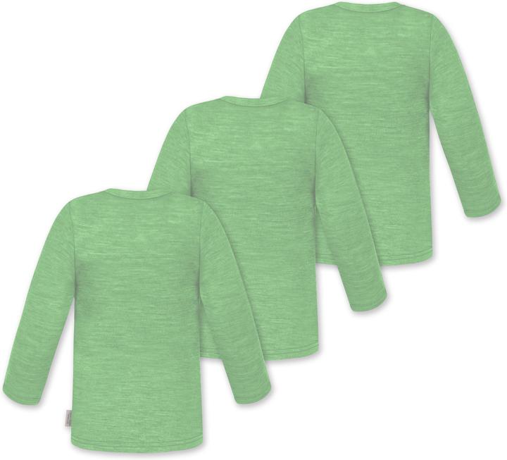 Actual product image Normani 3-pack baby merino longsleeve "Taupo" - 9467 (86)